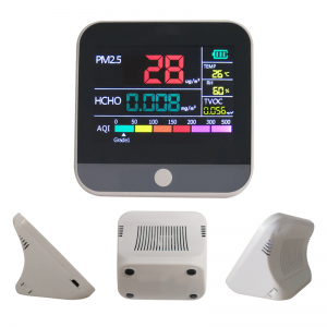 Intelligens levegőminőség-érzékelő PM2.5 gázmonitor lézeres érzékelővel Nagy érzékenységű légdetektor