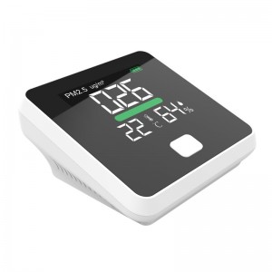 Páratartalom PM2.5 érzékelő DM103B Kézi hordozható levegőminőség-figyelő hőmérsékleti berendezések USB interfész